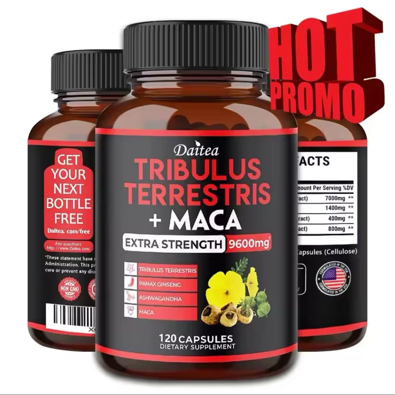 Organic tribulus terrestris capsules