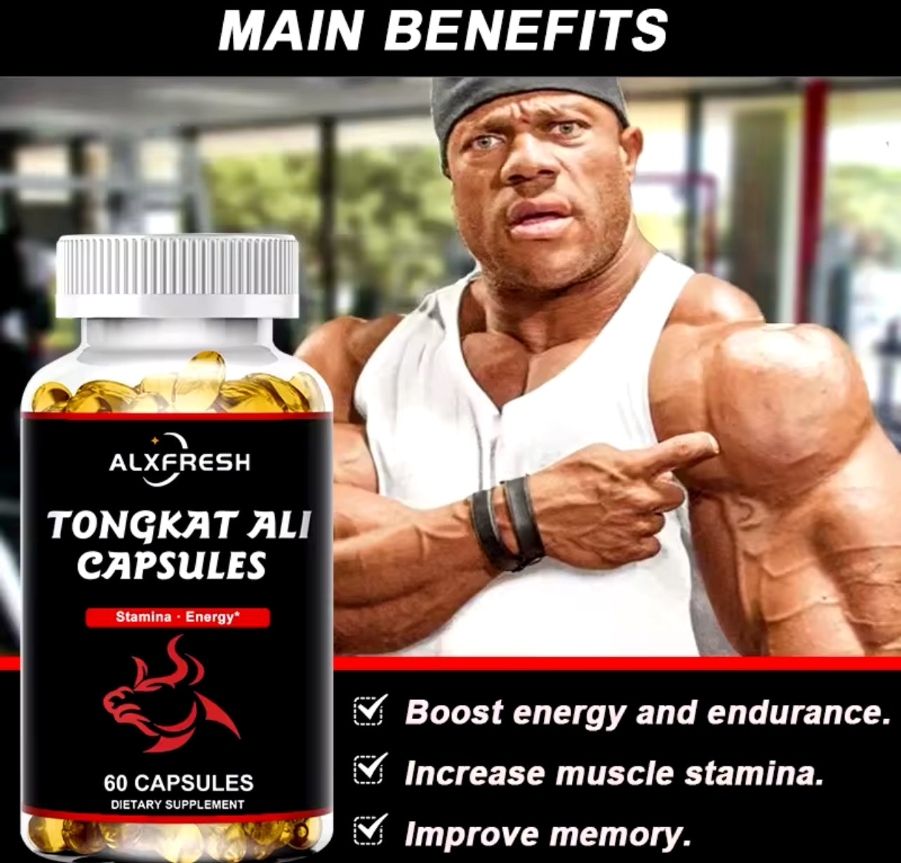 Organic tongkat ali capsule