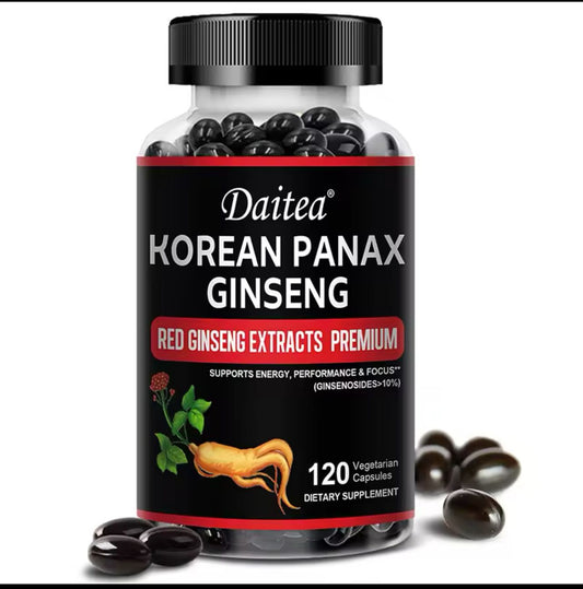 Organic korean red ginseng capsules